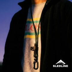 Person wearing rPET rope and Biothane dog lead with strength tested hardware